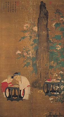 秋庭戏婴图：古代的小朋友都玩些什么？