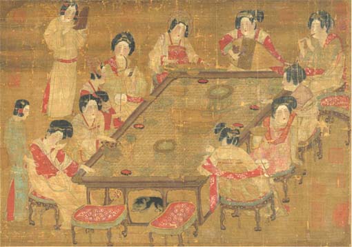 唐人宫乐图：大唐仕女的欢乐聚会