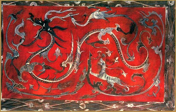 四神云气图：青龙白虎、朱雀玄武，一个都不能少